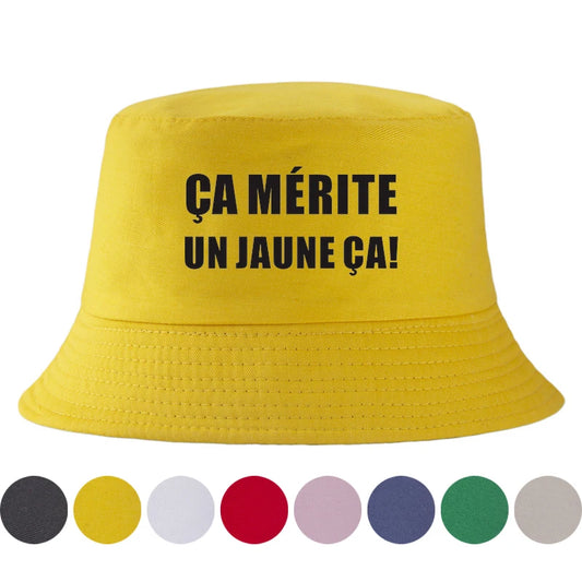 Funny French Slogan Reversible Bucket Hat Unisex
