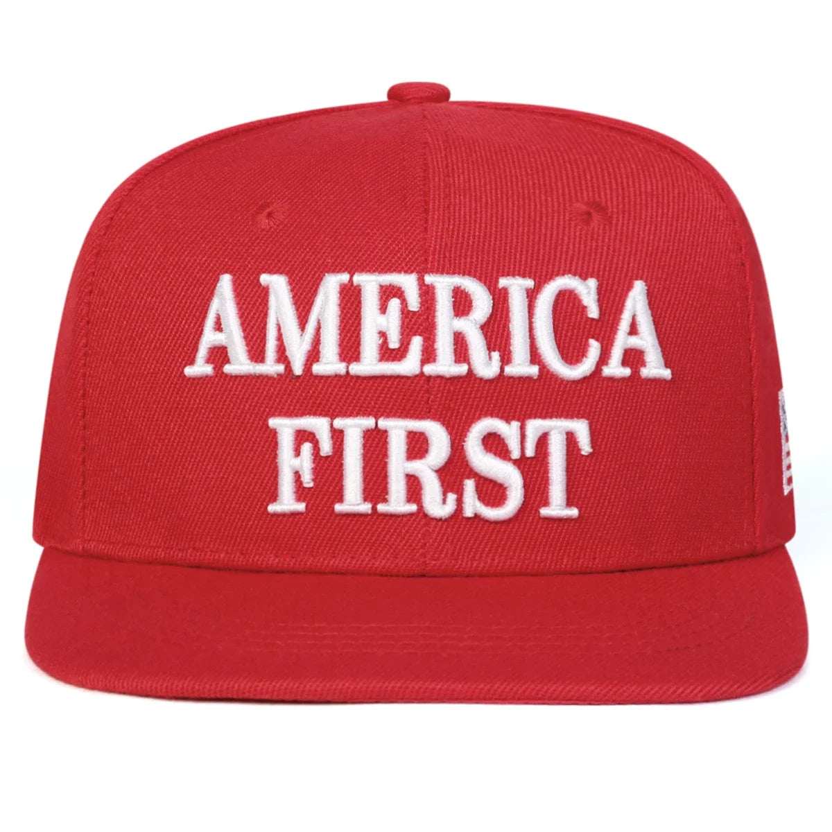 America First Embroidered Hip Hop Snapback Cap