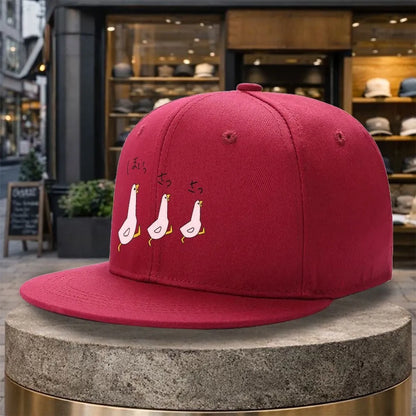 Running Ducks Graphic Snapback Cap