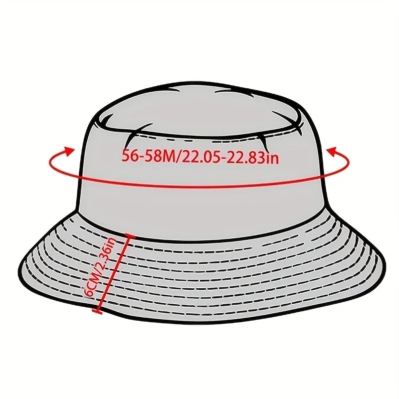 Cute Black Cat Vintage Cotton Bucket Hat